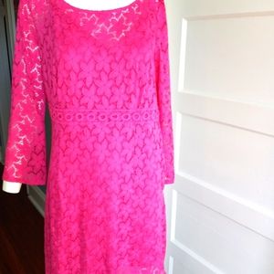 Laundry by Shelli Segal lace dress.